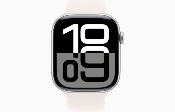Silver Apple Watch Series 10 Premium Clone – 42mm Premium Silver Aluminium Case with Silver Sport Band - Image 4