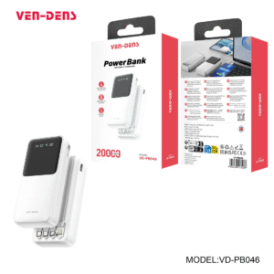 LOVE POWER 20000mAh – VEN-DENS VD-PB046 Multi-Cable Power Bank