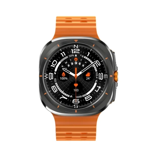 Samsung Galaxy Watch Ultra – 47mm LTE (Orange Edition) | Titanium Build, Super AMOLED, 10 ATM Water Resistance, and Comprehensive Health Tracking - Image 10