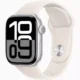Apple Watch Series 10 Premium Clone – 42mm Premium Silver Aluminium Case with Silver Sport Band silver/black