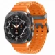 Super Dark Samsung Galaxy Watch Ultra – 47mm LTE (Orange/Black Edition) | Titanium Build, Super AMOLED, 10 ATM Water Resistance, and Comprehensive Health Tracking