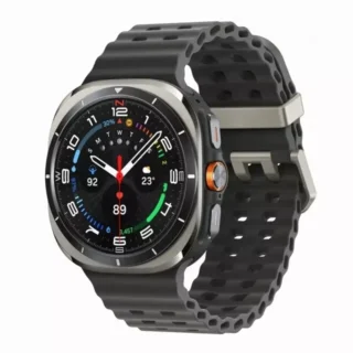 Samsung Galaxy Watch Ultra – 47mm LTE (Black Edition) | Titanium Build, Super AMOLED, 10 ATM Water Resistance, and Comprehensive Health Tracking
