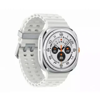 Samsung Galaxy Watch Ultra – 47mm LTE (Silver Edition) | Titanium Build, 2.0-Inch AMOLED, Advanced AI + Health Suite