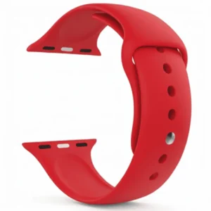 Red Silicone Strap for Apple Watch Series