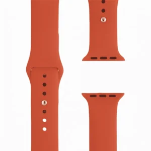 Orange Silicone Strap for Apple Watch Series