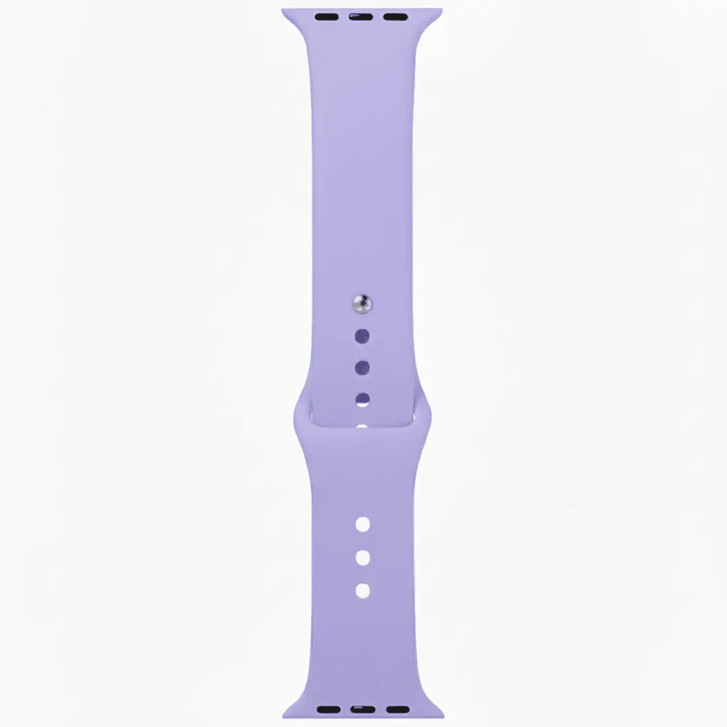 Lilac Silicone Strap for Apple Watch Series - Image 2